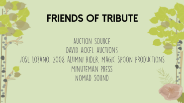 Tribute 2015 Friends